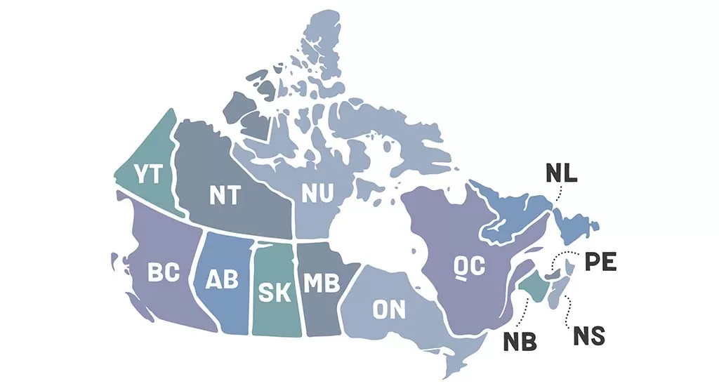 online casinos in the Canadian provinces